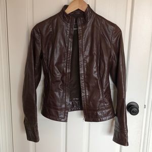 Moto Leather bomber jacket